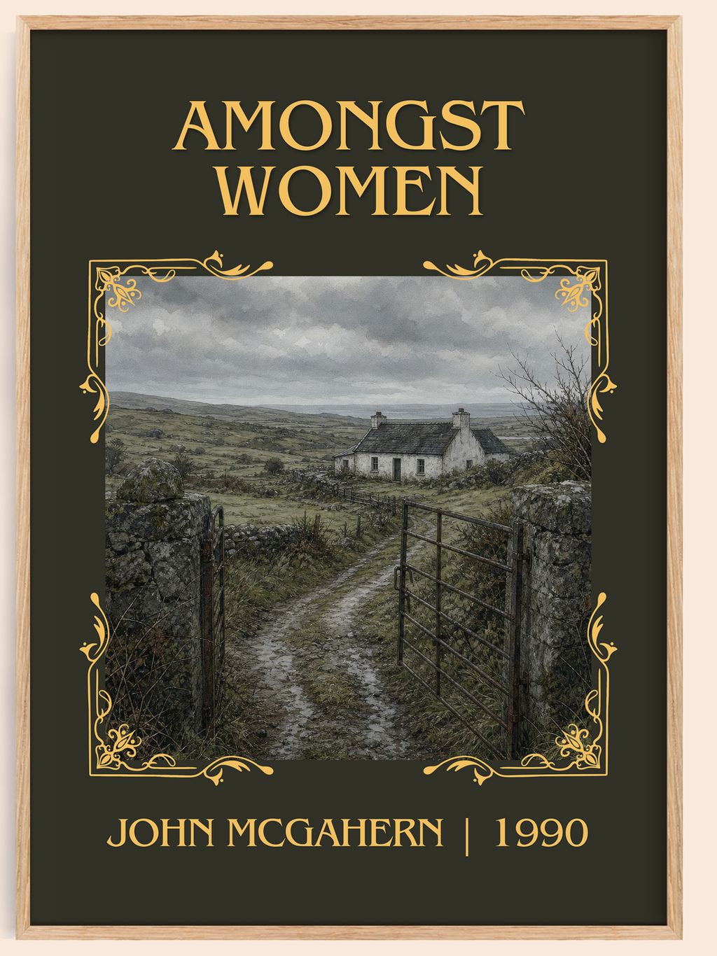 Amongst Women Classic Book Art Print by John McGahern – book poster