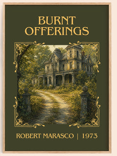 Burnt Offerings Classic Book Art Print by Robert Marasco – book poster