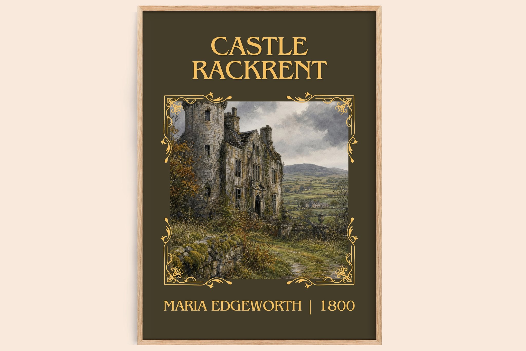 Castle Rackrent Classic Book Art Print by Maria Edgeworth