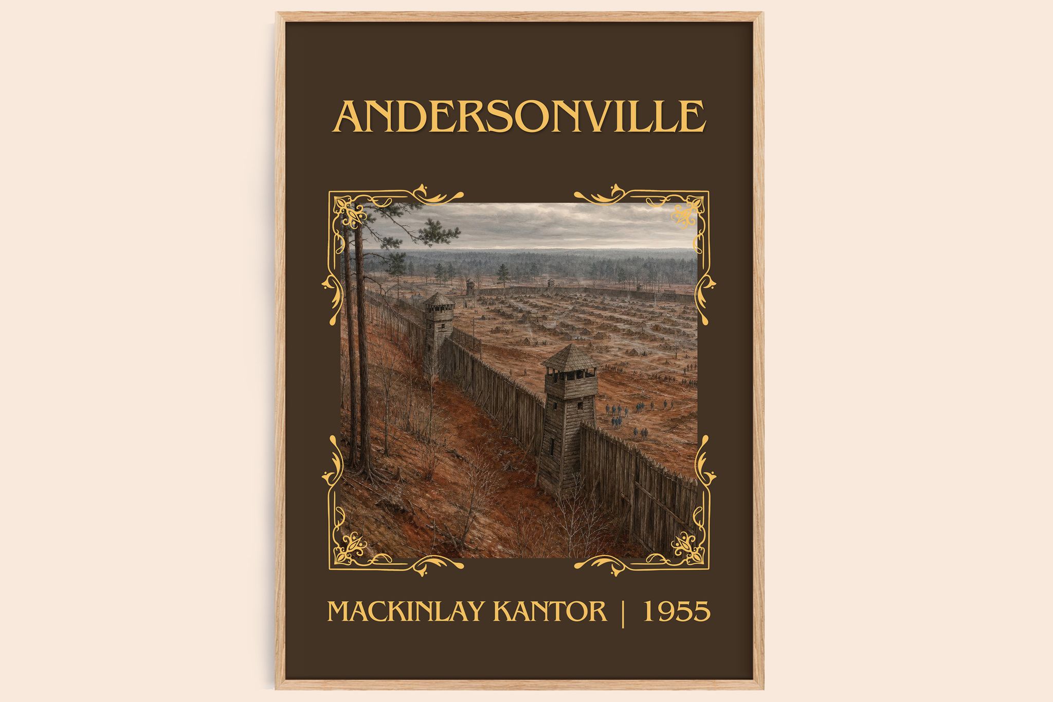 Andersonville Classic Book Art Print by MacKinlay Kantor