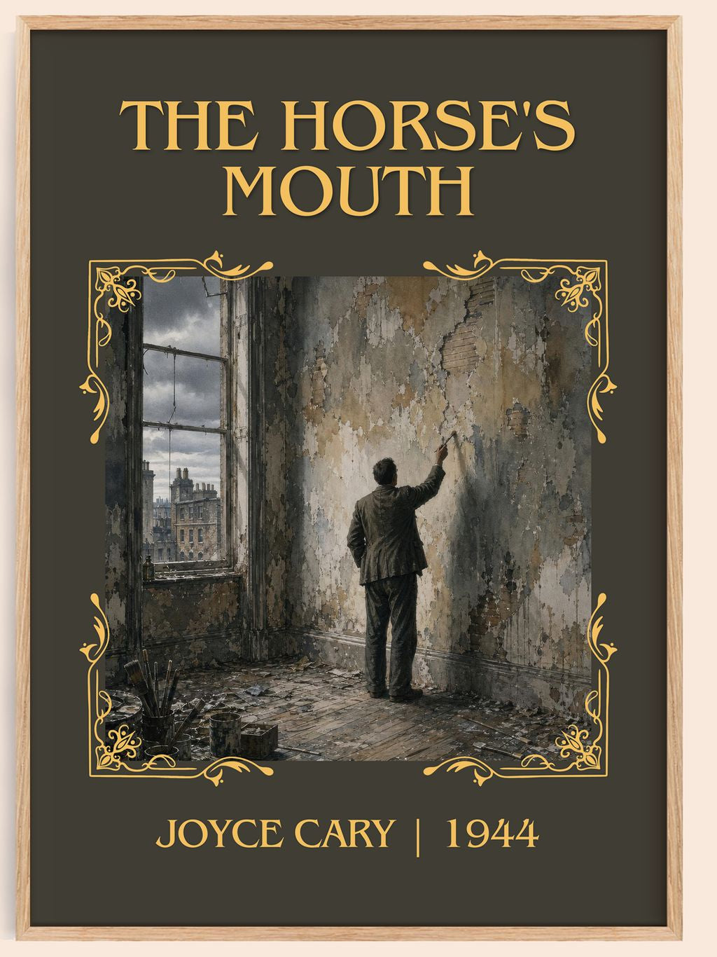 The Horse's Mouth Classic Book Art Print by Joyce Cary – book poster