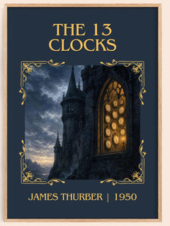 The 13 Clocks Classic Book Art Print by James Thurber – book poster