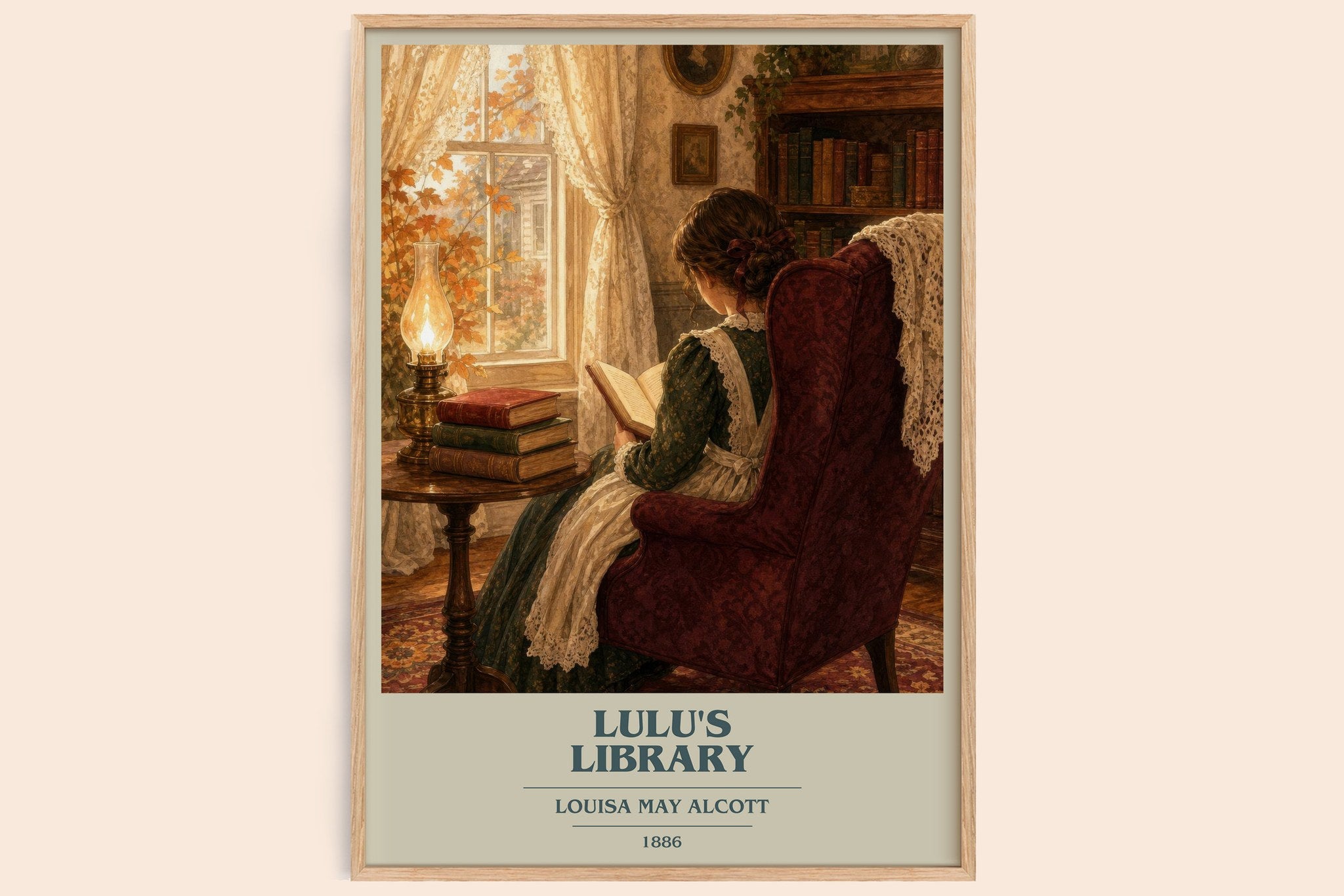 Lulu's Library Book Cover Poster by Louisa May Alcott