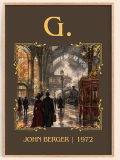 G. Classic Book Art Print by John Berger – book poster