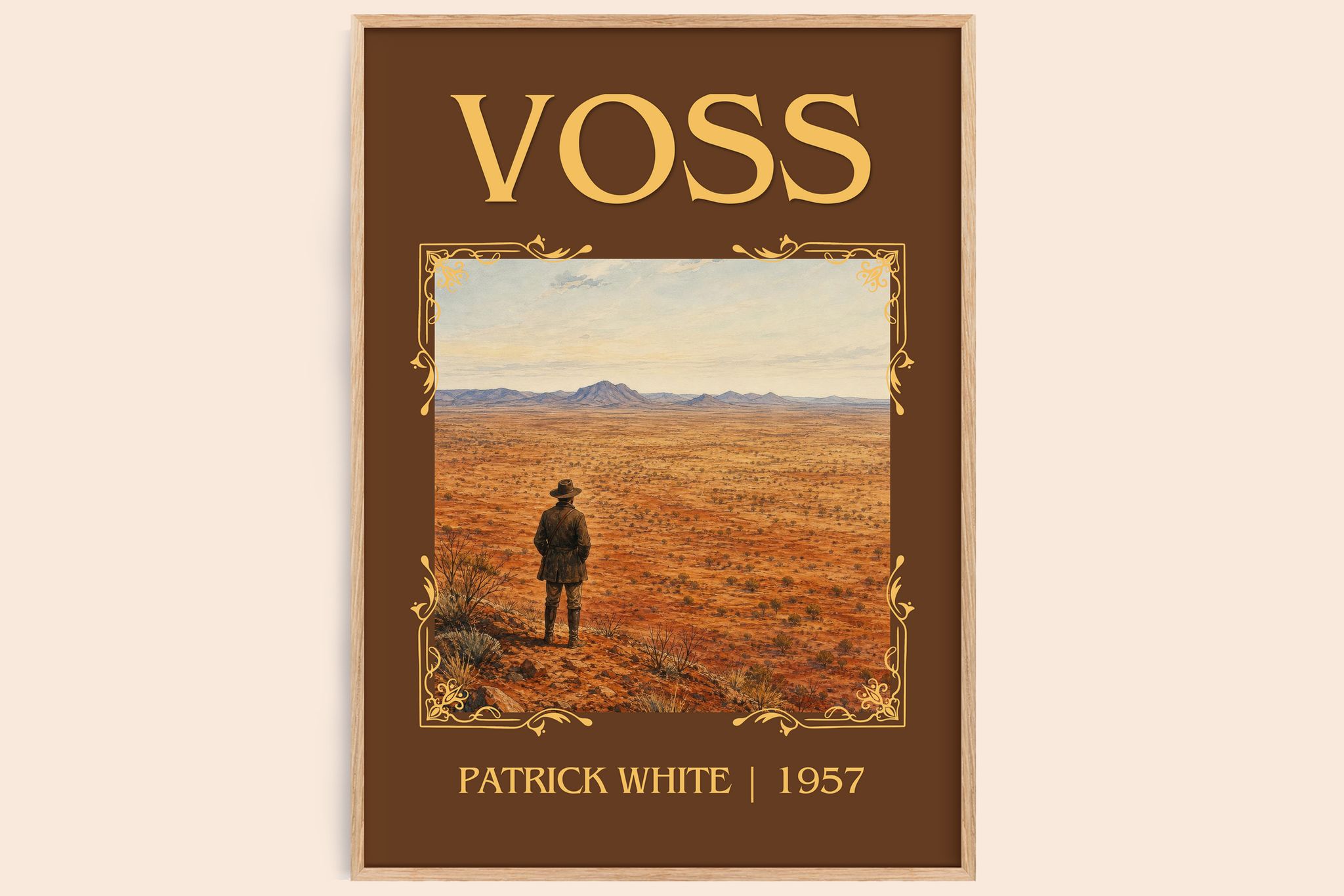 Voss Classic Book Art Print by Patrick White