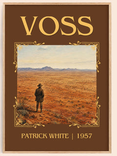 Voss Classic Book Art Print by Patrick White – book poster
