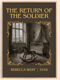 The Return of the Soldier Classic Book Art Print by Rebecca West – book poster
