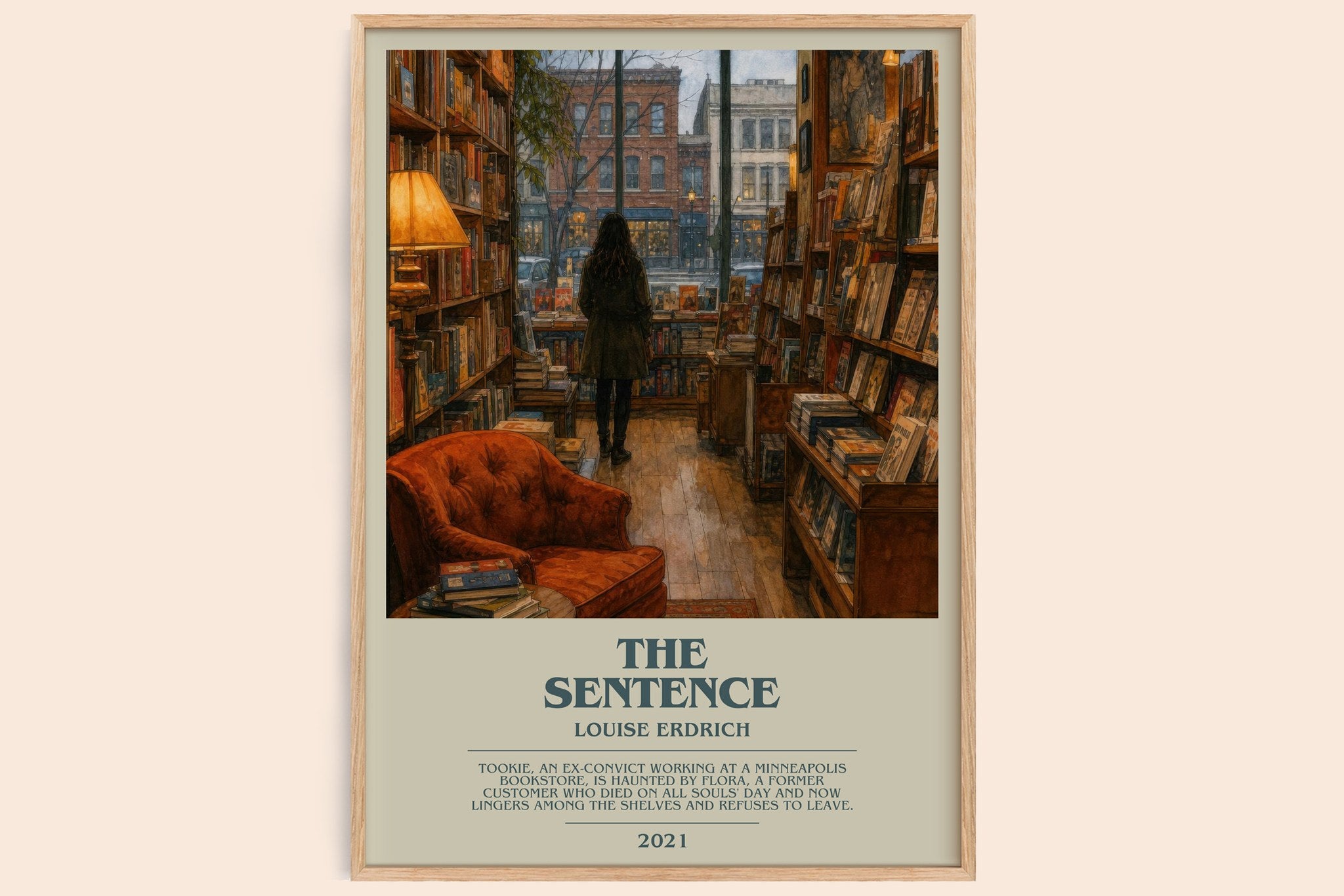 The Sentence Bookish Wall Art by Louise Erdrich