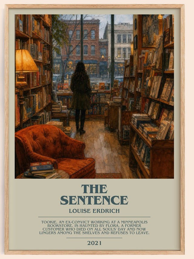The Sentence Bookish Wall Art by Louise Erdrich