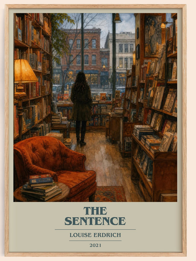 The Sentence Book Cover Poster by Louise Erdrich