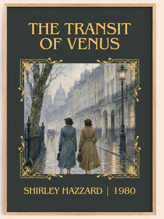 The Transit of Venus Classic Book Art Print by Shirley Hazzard – book poster