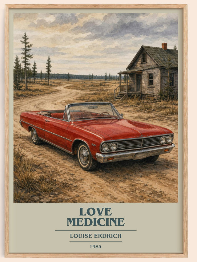 Love Medicine Book Cover Poster by Louise Erdrich