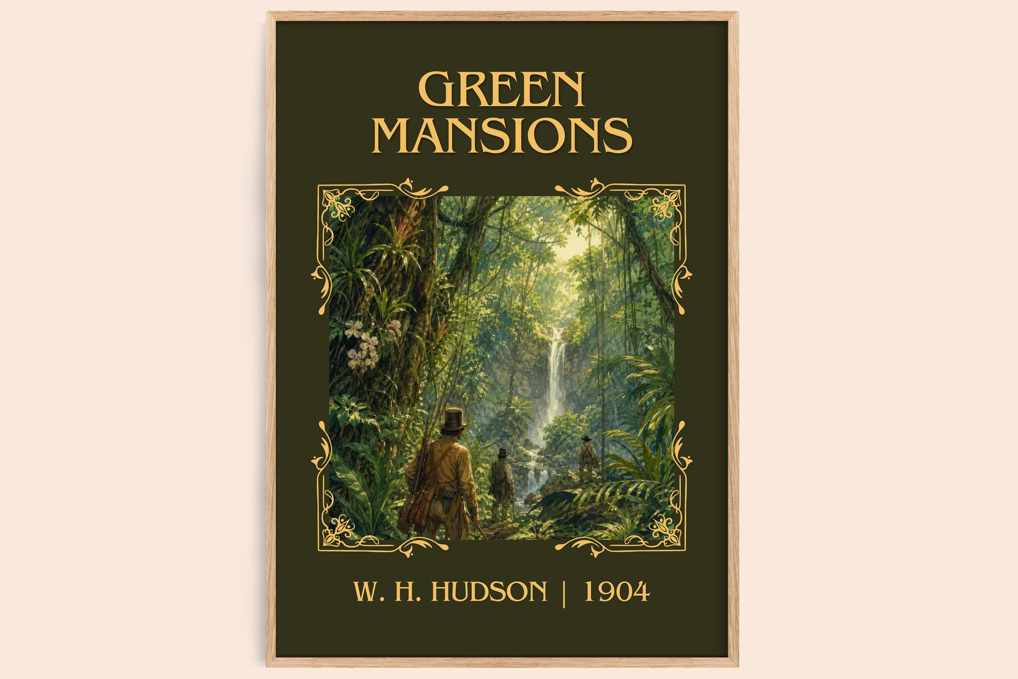 Green Mansions Classic Book Art Print by W. H. Hudson