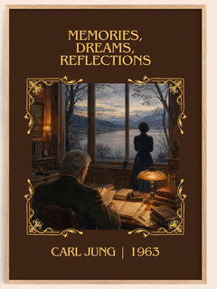 Memories, Dreams, Reflections Classic Book Art Print by Carl Jung – book poster