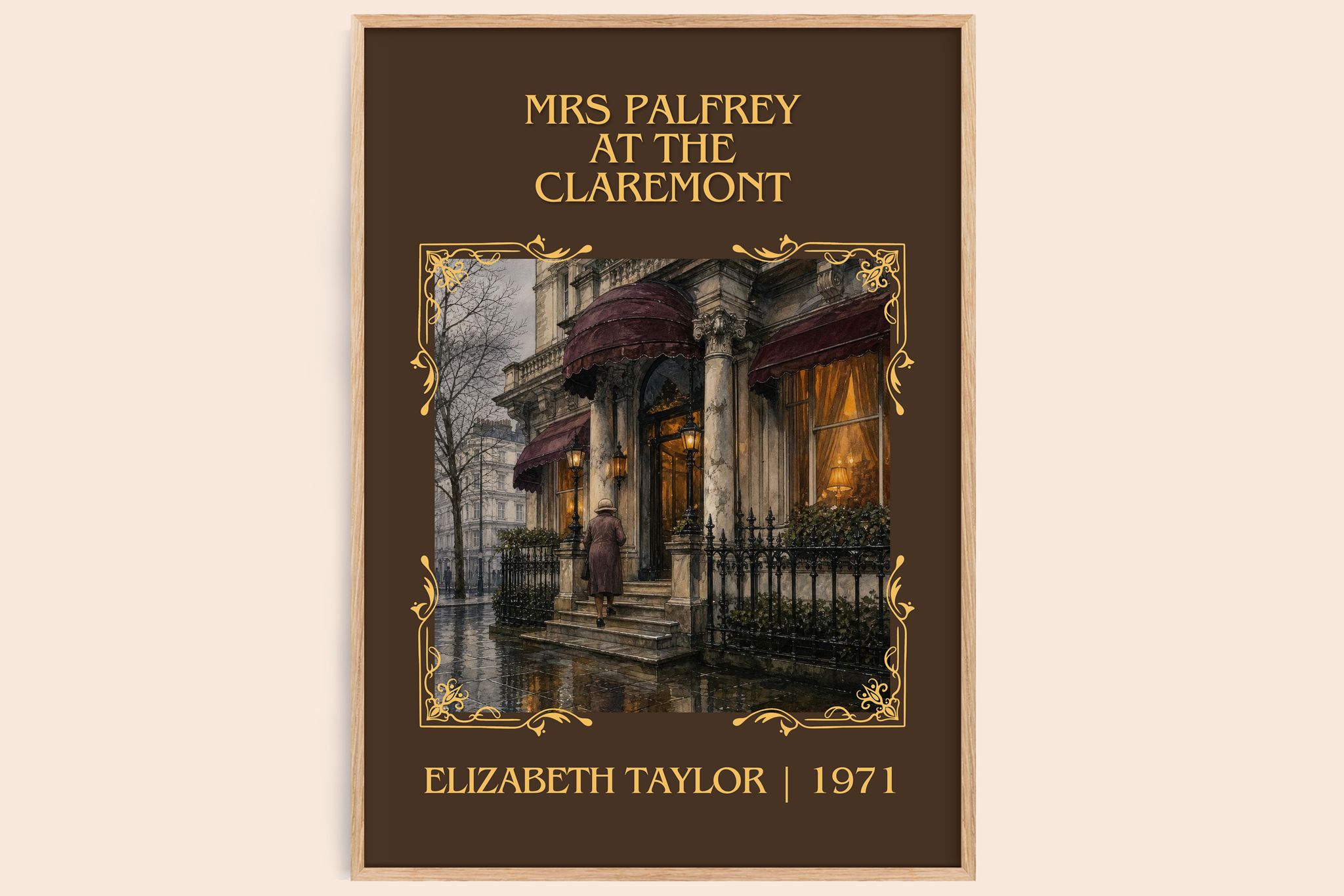 Mrs Palfrey at the Claremont Classic Book Art Print by E. Taylor