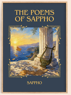 The Poems of Sappho Classic Book Art Print by Sappho – book poster