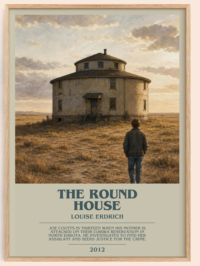 The Round House Bookish Wall Art by Louise Erdrich