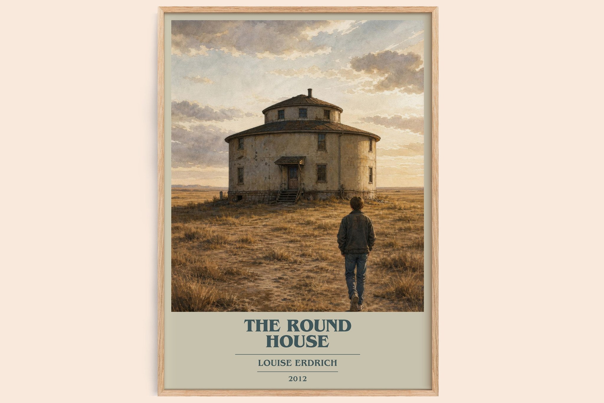 The Round House Book Cover Poster by Louise Erdrich
