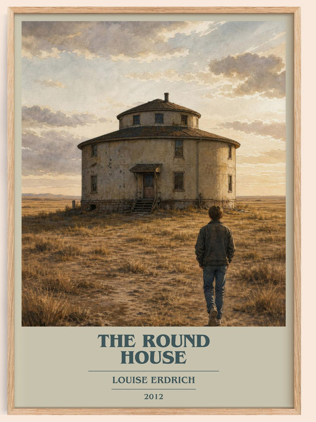 The Round House Book Cover Poster by Louise Erdrich