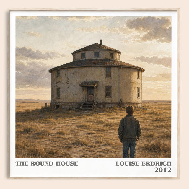 The Round House Literary Art Print by Louise Erdrich