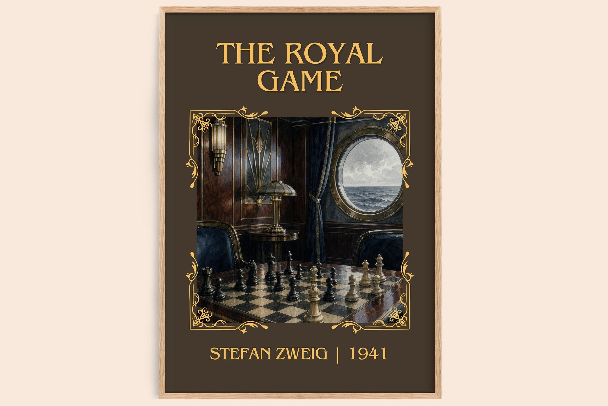 The Royal Game Classic Book Art Print by Stefan Zweig