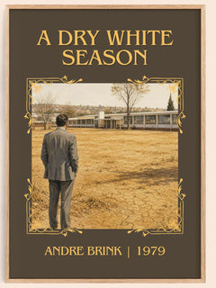 A Dry White Season Classic Book Art Print by Andre Brink – book poster