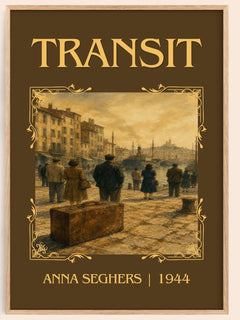 Transit Classic Book Art Print by Anna Seghers – book poster