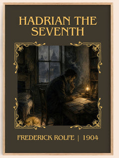 Hadrian the Seventh Classic Book Art Print by Frederick Rolfe – book poster