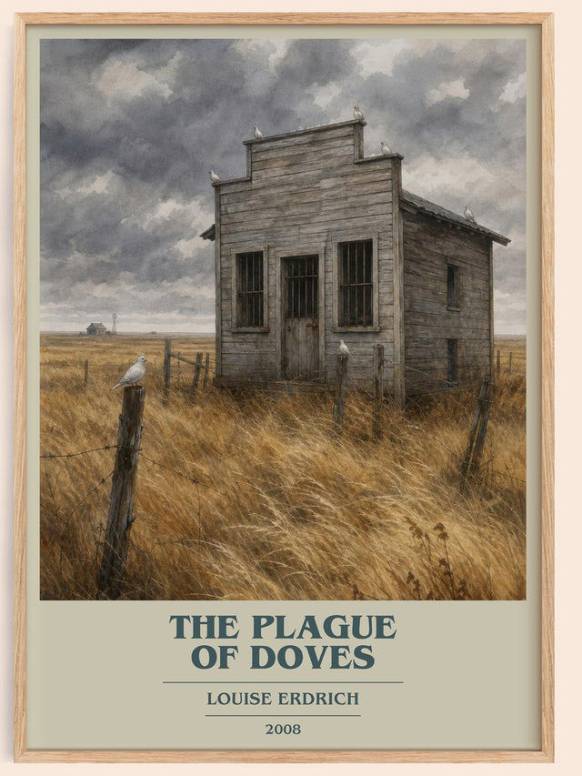 The Plague Of Doves Book Cover Poster by Louise Erdrich