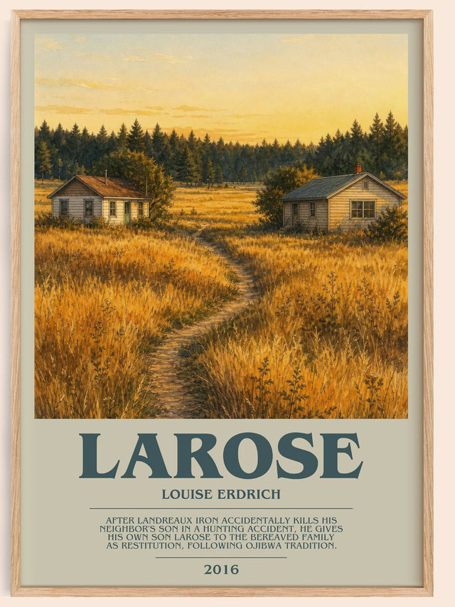 Larose Bookish Wall Art by Louise Erdrich