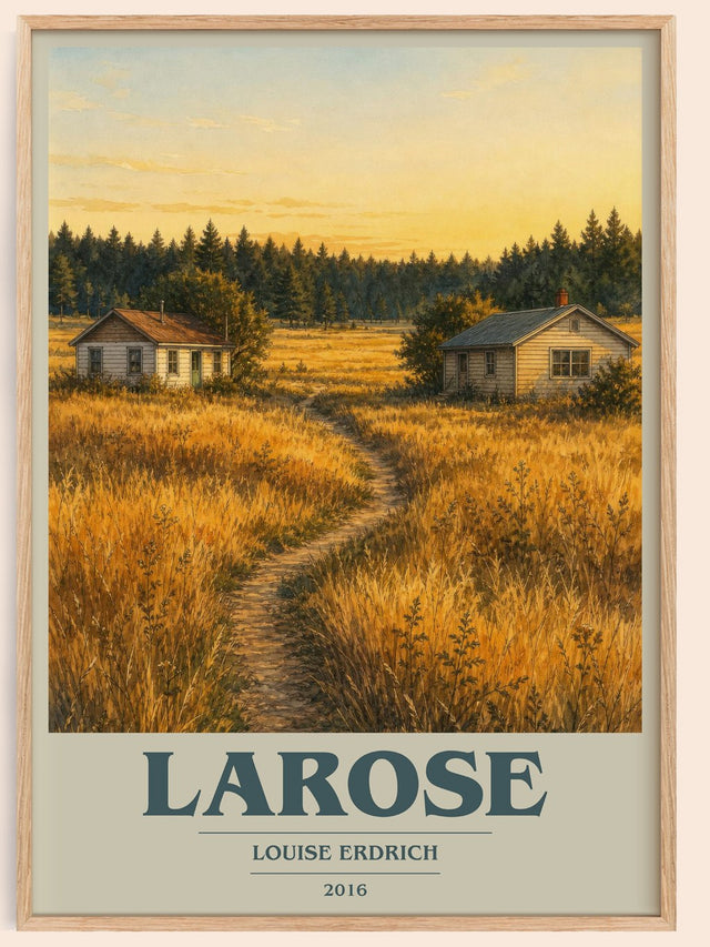 Larose Book Cover Poster by Louise Erdrich