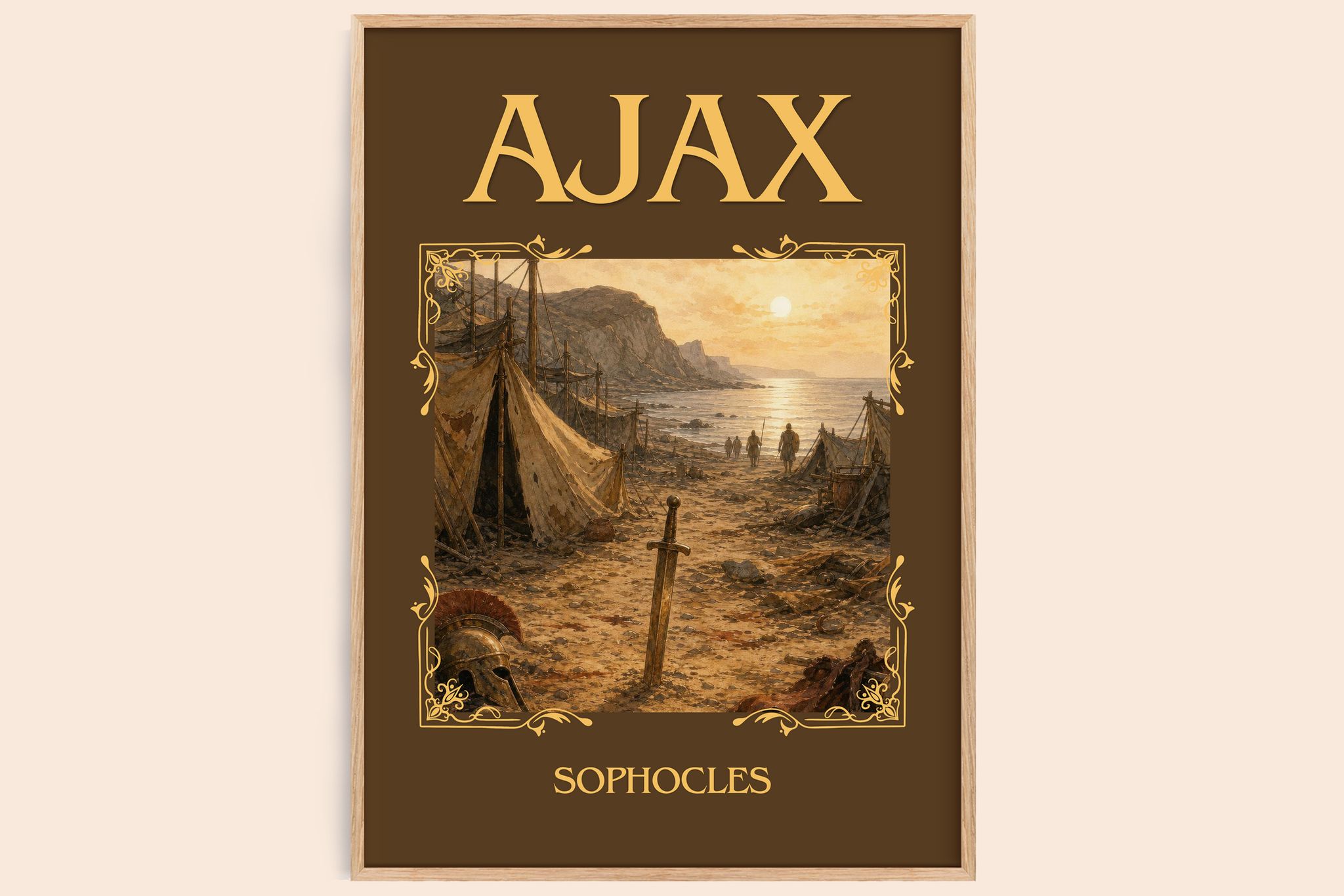Ajax Classic Book Art Print by Sophocles
