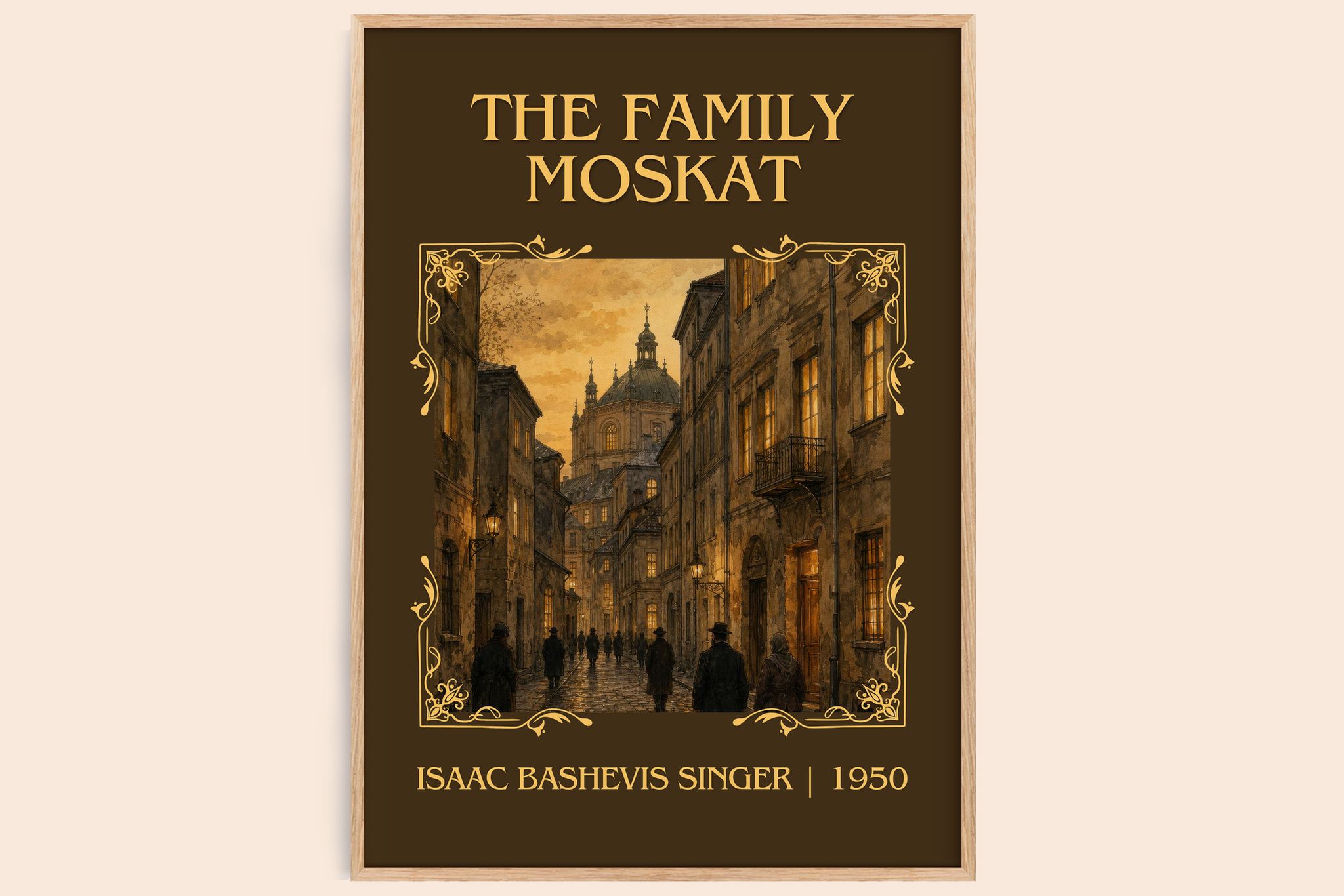 The Family Moskat Classic Book Art Print by Isaac Bashevis Singer