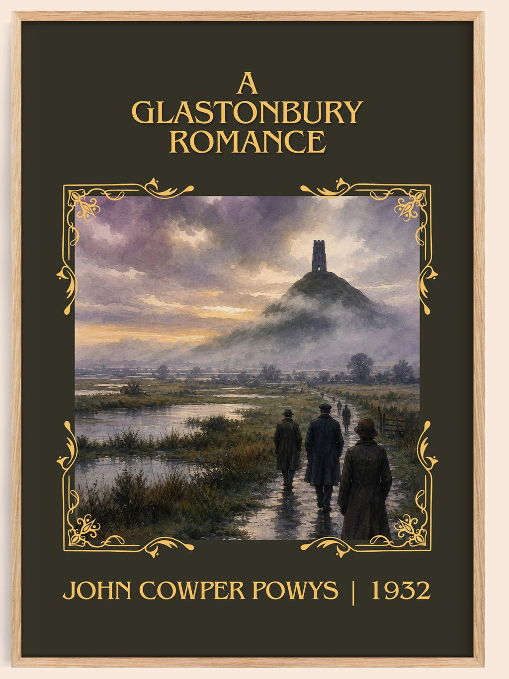 A Glastonbury Romance Classic Book Art Print by John Cowper Powys – book poster