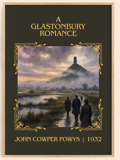 A Glastonbury Romance Classic Book Art Print by John Cowper Powys – book poster