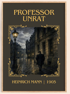 Professor Unrat Classic Book Art Print by Heinrich Mann – book poster