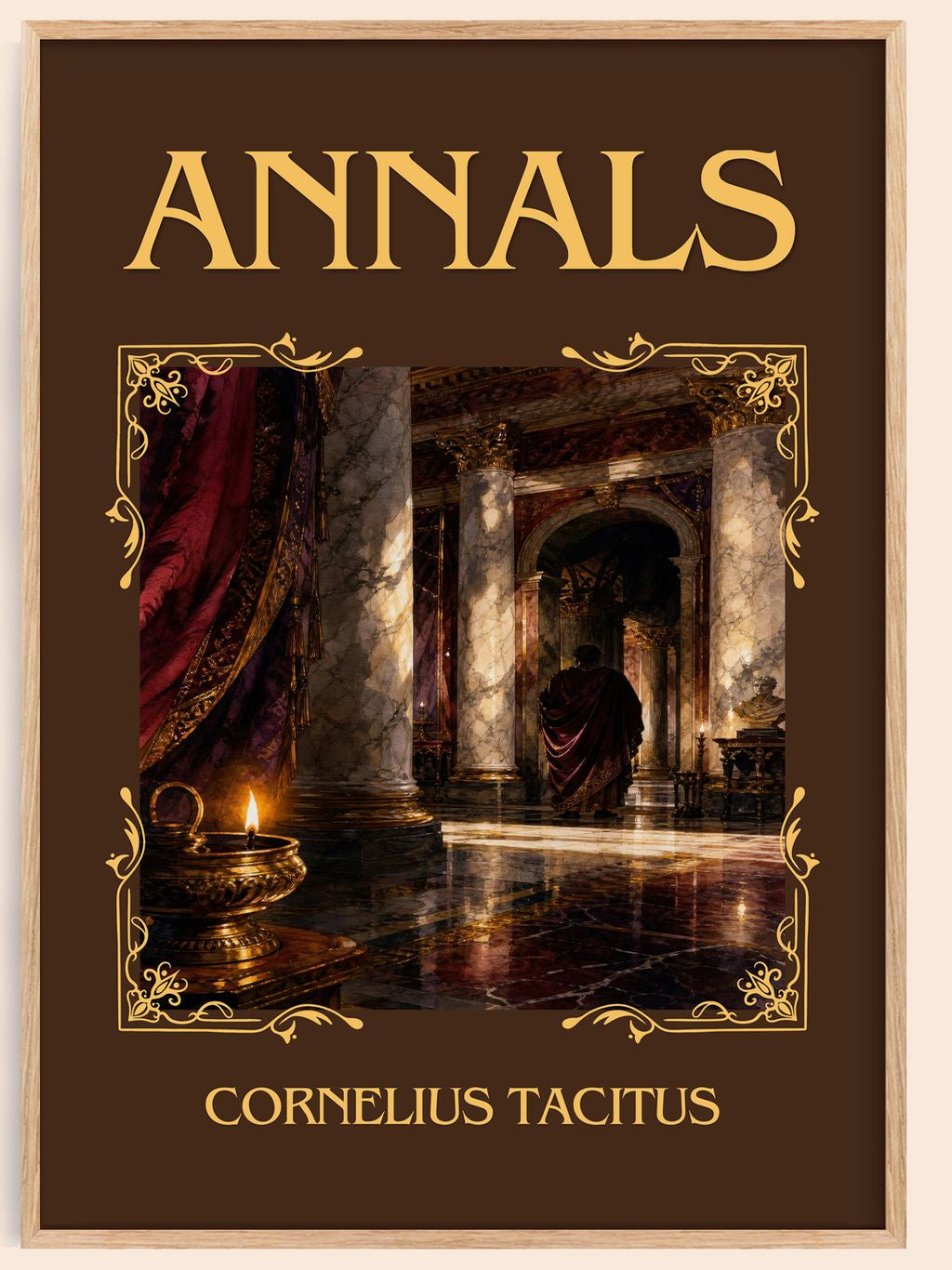 Annals Classic Book Art Print by Cornelius Tacitus – book poster