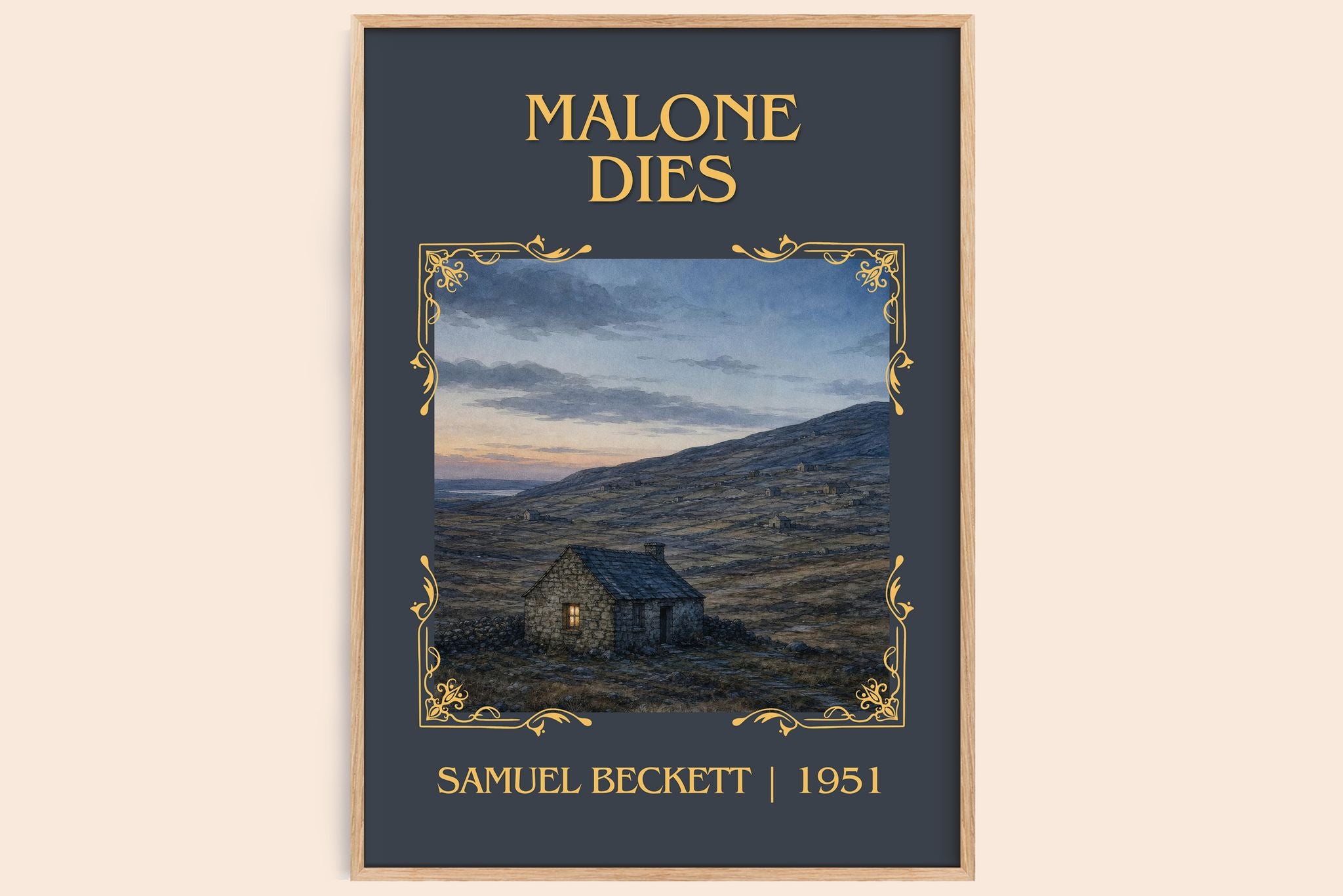 Malone Dies Classic Book Art Print by Samuel Beckett