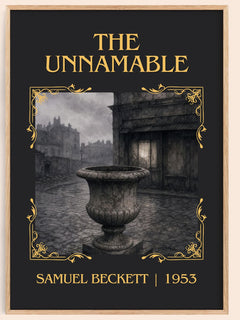 The Unnamable Classic Book Art Print by Samuel Beckett – book poster