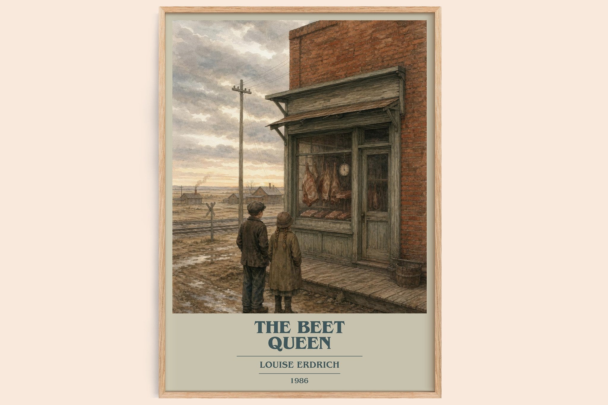 The Beet Queen Book Cover Poster by Louise Erdrich