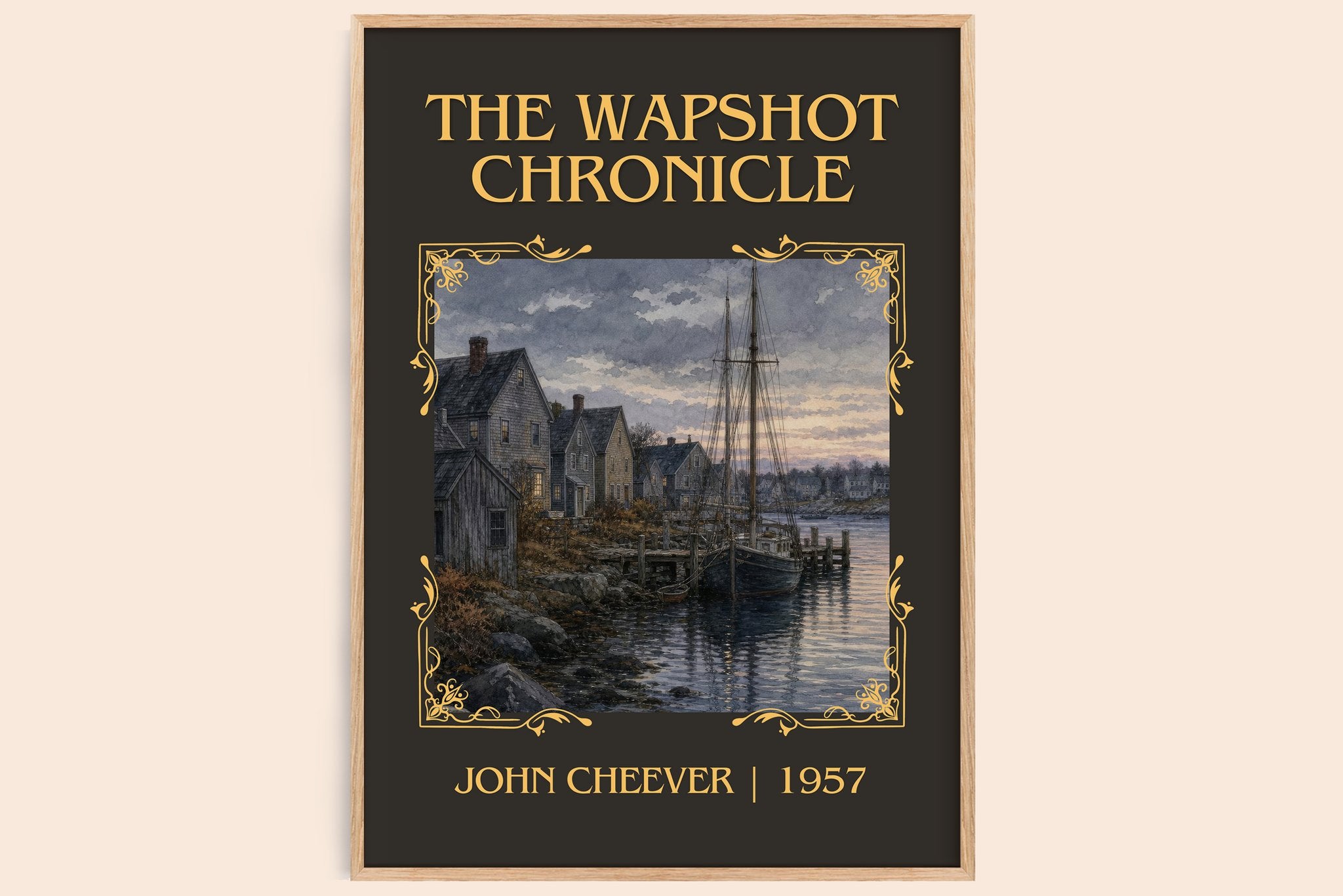 The Wapshot Chronicle Classic Book Art Print by John Cheever