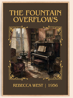 The Fountain Overflows Classic Book Art Print by Rebecca West – book poster