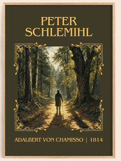 Peter Schlemihl Classic Book Art Print by Adalbert von Chamisso – book poster