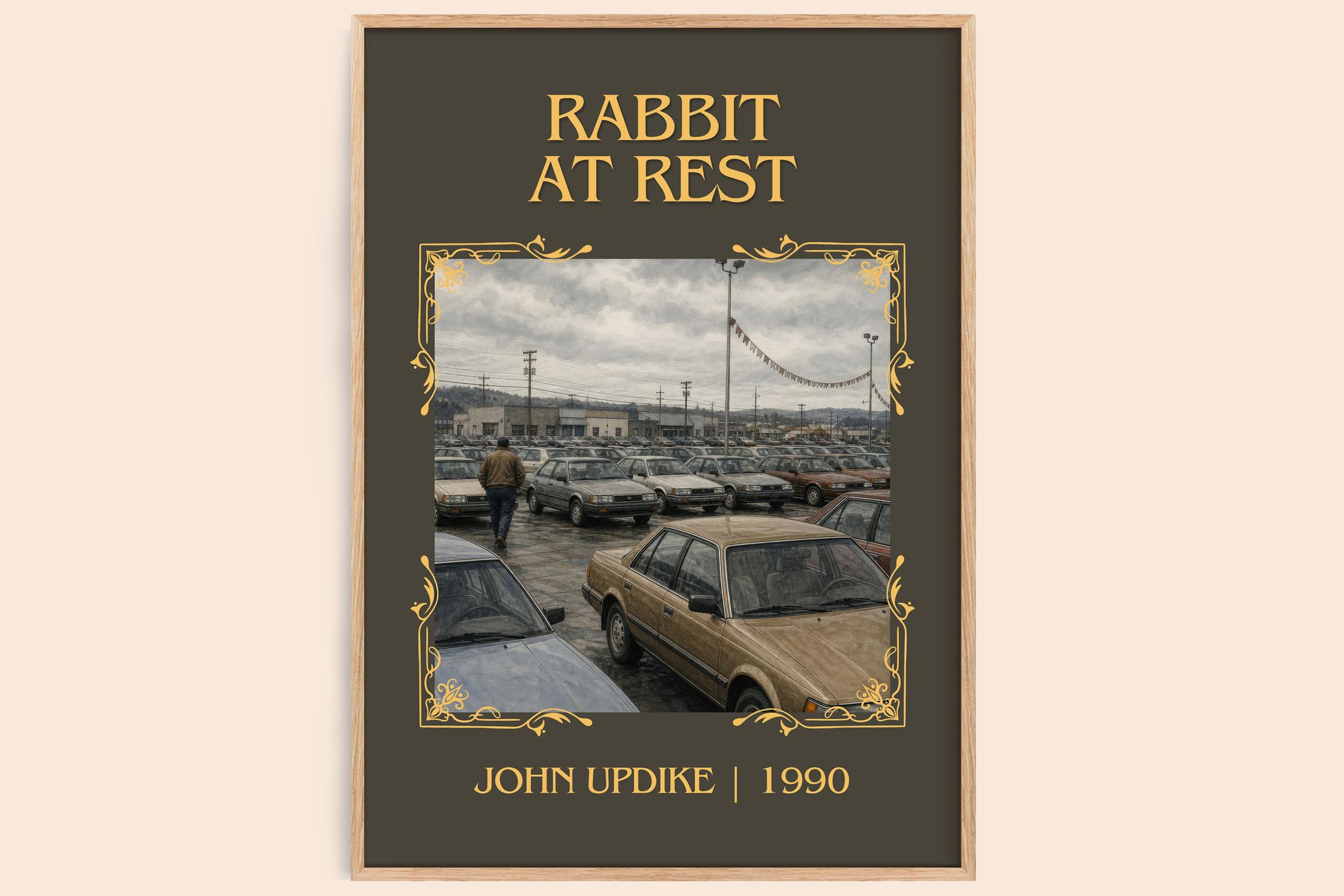 Rabbit at Rest Classic Book Art Print by John Updike