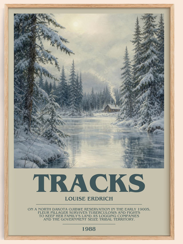 Tracks Bookish Wall Art by Louise Erdrich
