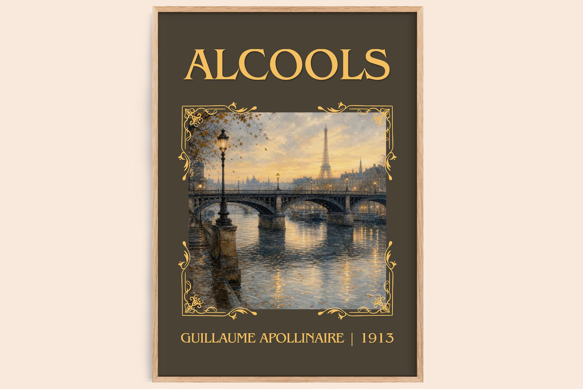 Alcools Classic Book Art Print by Guillaume Apollinaire