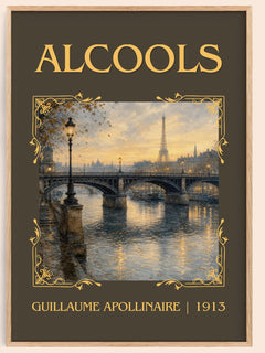 Alcools Classic Book Art Print by Guillaume Apollinaire – book poster