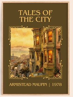 Tales of the City Classic Book Art Print by Armistead Maupin – book poster