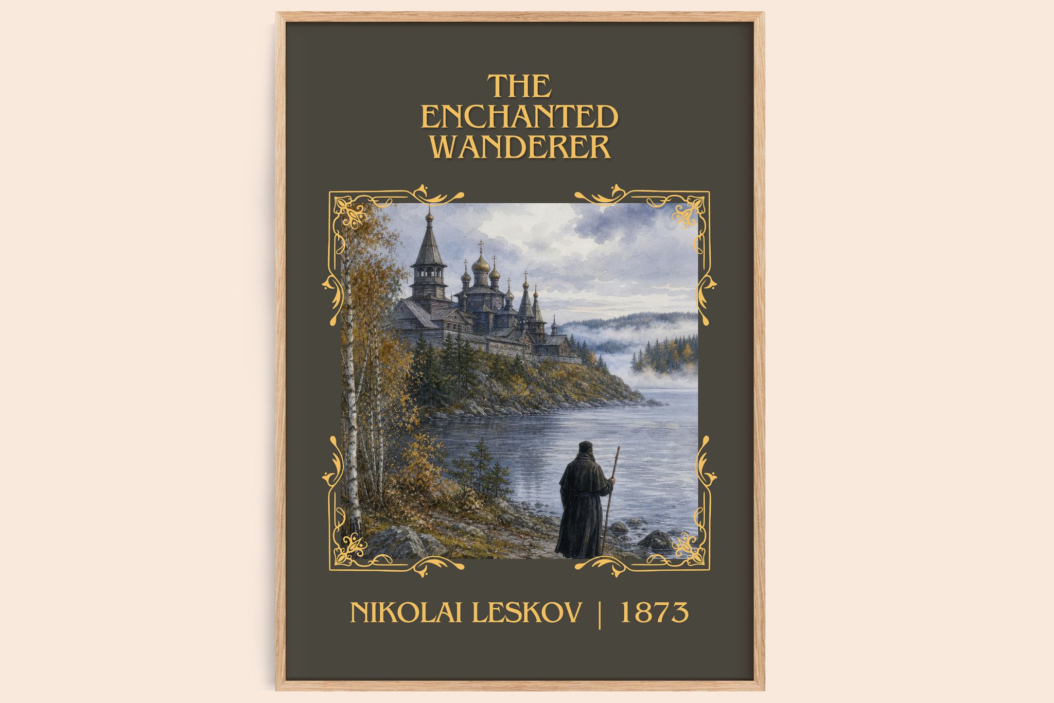 The Enchanted Wanderer Classic Book Art Print by Nikolai Leskov