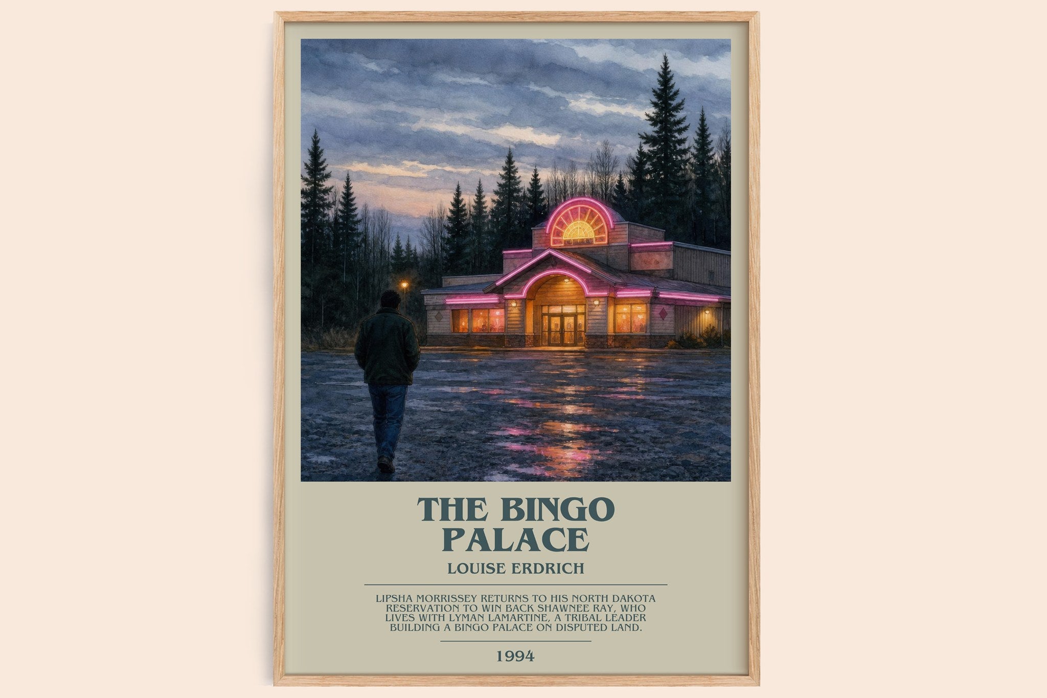 The Bingo Palace Bookish Wall Art by Louise Erdrich